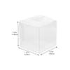 10pcs Plastic Packing Boxes PVC Candy Box for Weddings Parties and Events for Favors and Treats view 2