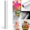 HOMOCONO Cellophane Wrap Roll 50cm X 20m 2.3 Mil Thick Floral Wrapping Paper for Bouquet Packaging and DIY Supplies view 3