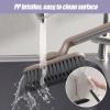 Rotating Crevice Cleaning Brush 360 Rotating Stiff Bristle Crevice Cleaner, No Dead Corner Hard Bristle Brush for Bathroom Bathtub Kitchen Grout Tile Sink, 8.66"x5.12"x3.94" (Brown) view 4