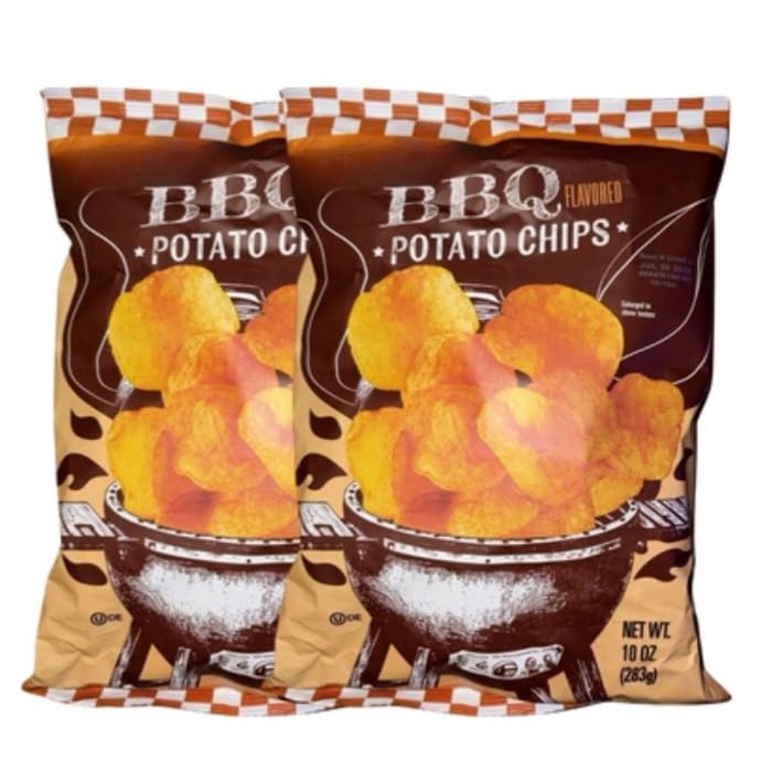 BBQ Chips Gluten Free Snack, 10oz each 2 Pack (BBQ)