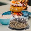 10pcs Cake Box Plastic Display Container Round Carrier Dome Containers with Lids Pastry Bakery Boxes Mini view 4
