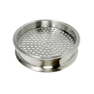 1piece 304 Stainless Steel Screen 6inches, Easy to Clean Sanitary Grade Three Clamp Filter Part for Liquid