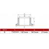 1piece 304 Stainless Steel Screen 6inches, Easy to Clean Sanitary Grade Three Clamp Filter Part for Liquid view 3