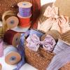 10 Yards Pleated Organza Ribbon, 1 Inch Gathered Edging Trimmings Tulle Fabric for Wedding Dress Gown Clothing Applique Embellishment DIY Sewing Crafts(Dark Orange) view 3