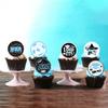 Rsstarxi 63 Pack Edible Class of 2026 Graduation Cupcake Toppers Graduation Cap Decorations Congrats Grad Cake Decorations for I Did It Happy Graduation Theme Party Supplies Light Blue view 4