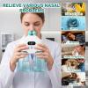 Cimotsde Nasal Irrigation System with 20 Saline Packets, Sinus Rinse Machine, Nose Sinus Cleaner Machine with Water Tank & Waste Collection Tank view 2