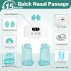 Cimotsde Nasal Irrigation System with 20 Saline Packets, Sinus Rinse Machine, Nose Sinus Cleaner Machine with Water Tank & Waste Collection Tank view 4