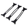 DOITOOL 3 Pieces Black Elastic Strap Extender Hooks Set Adjustable Ear Protective Cord Buckle for Comfortable Suitable for Adults and Use view 1