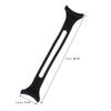DOITOOL 3 Pieces Black Elastic Strap Extender Hooks Set Adjustable Ear Protective Cord Buckle for Comfortable Suitable for Adults and Use view 2