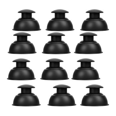 12PCS Silicone Cupping Therapy Sets,Professional Vacuum Cupping for Myofascial Massage/Joint Pain/Anti Cellulite/Deep Muscle Relief & More(Black)