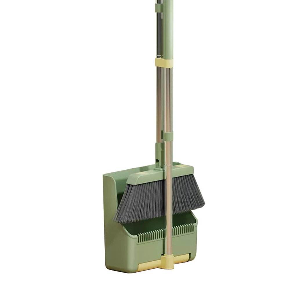 JBNCRYGD B,Broom and Dustpan Set for Home with Long Handle Dustpan Brush for Home Kitchen Room Office Lobby Floor Indoor Outdoor Essentials Upright Standing Broom with Dustpan Combo