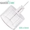 GLUCO-CARE Pen Tips 32G x 4mm (5/32) Ultra-Thin Tip Design, Thin-Wall Channel Structure, Universal Twist-On Connection, 100 Count Box view 3