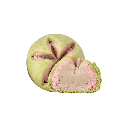 Lotus Pastry Chinese Dessert, Assorted Crispy Puff Pastry Snack, Traditional Gift Snack 4 packs (Cheese Blueberry Flavored Flower Crisp 4 pcs)