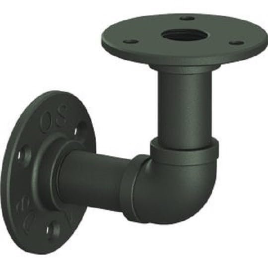 (12)-MLK Birmingham 4 In. Black Elbow Pipe Shelf MLK RP-201BREL-4BK