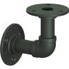 (12)-MLK Birmingham 4 In. Black Elbow Pipe Shelf MLK RP-201BREL-4BK view 1