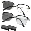 High-Definition Eye Protection Blue Light Filter Intelligent Zoom, Auto Focus Glasses Self Adjusting for Men Women (2pcs) view 1