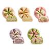 Lotus Pastry Chinese Dessert, Assorted Crispy Puff Pastry Snack, Traditional Gift Snack 4 packs (Fine Sand Rose Crisp 4 pcs) view 2