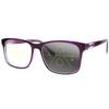 SightPerk Men Women Rectangular Transition Photochromic Progressive Multifocal Reading Glasses (Purple, 1.25, x) view 1