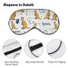 Australia Kangaroos Flags Soft Sleep Mask Eye Masks Cover with Adjustable Strap view 3