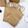 Alianm Gift Bags Bulk 30/60/150pcs Party Favor Bags Recyclable Kraft Paper Shopping for Birthday Gift Candy Treat(150pcs) view 2