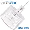 GLUCO-CARE Pen Tips 31G x 6mm (1/4) Ultra-Thin Tip Design, Thin-Wall Channel Structure, Universal Twist-On Connection, 100 Count Box view 3