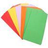 VINTORKY 40pcs Kraft Paper Lunch Bags with Flat Bottom, Assorted Orange Yellow Red Purple Green, Paper Treat Bags for Cookies Pastries Sourdough Bread Party Favor Wrap view 1