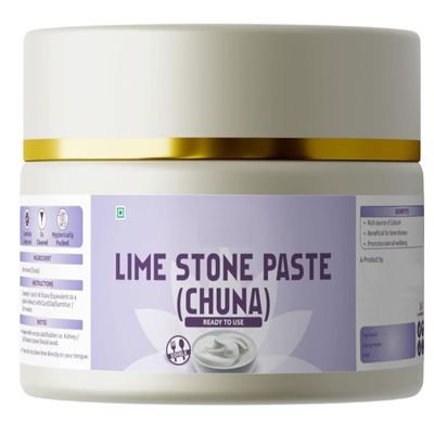 Lime Stone Chuna - 75 Gram/2.6 Ounce - Paan Chuna Paste