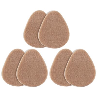 STOBAZA Metatarsal Pads for Women 3 Pairs Thickened Ball of Foot Cushions High Heel Comfort Inserts Skin Color Anti-Slip Front Foot Relief Insoles for Summer Shoes