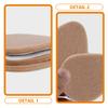 STOBAZA Metatarsal Pads for Women 3 Pairs Thickened Ball of Foot Cushions High Heel Comfort Inserts Skin Color Anti-Slip Front Foot Relief Insoles for Summer Shoes view 3