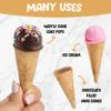 Mini Ice Cream Cones - 21 Mini Waffle Cones - Great For Cake Pops and More - Tiny Waffle Ice Cream Cones - Mini Sugar Cones - Packed For Safe Delivery view 3