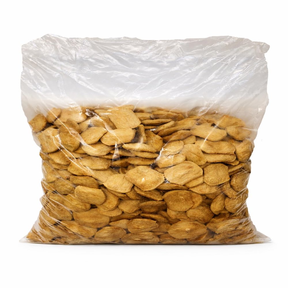 Mong Lee Shang Vegan Textured Vegetable Protein, Meatless Belly Slices, Textured Soy Protein, 100% Plant Based, 11 LB