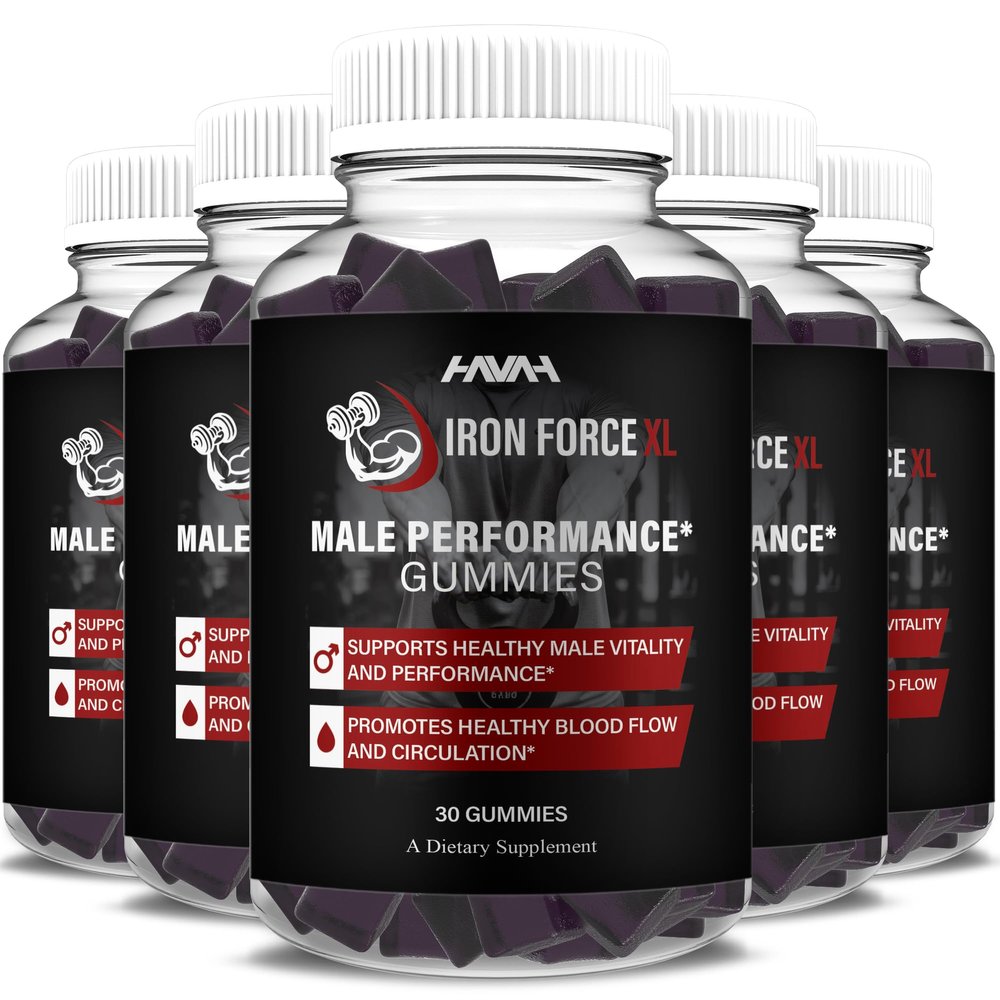 Iron Force XL Advanced Performance Support Pills (5 Pack - 150 Gummies)