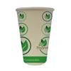 BioGreenChoice 16 oz. Compostable Eco-friendly Hot Paper Cup with PLA Lining, Single Wall Printed disposable Hot Coffee cups - (1000 Count- Bulk) view 1