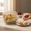 ALBASHA Golden Pearls Date Balls Stuffed with Tahini and Covered with Sesame, 8 oz, 16 Pieces view 2