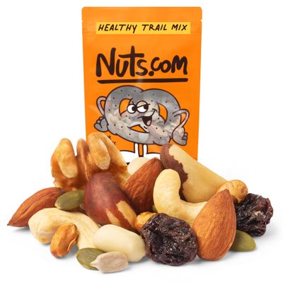 Nuts com Healthy Trail Mix Nut Based Trail Mix with Dried Fruit, Raisins, Seeds & Mixed Nuts Gluten Free Snack, Protein Energy Mix, Fruit Nut Mix, 30 oz