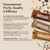 ANDREW LESSMAN Secure Bars 40g - Peanut Butter Chocolate + Chocolate Brownie Almond + Coconut Almond - High Protein & Fiber Snack 36 Bars - Non-GMO, Gluten-Free, Vegan, Low Calorie Meal Replacement view 3