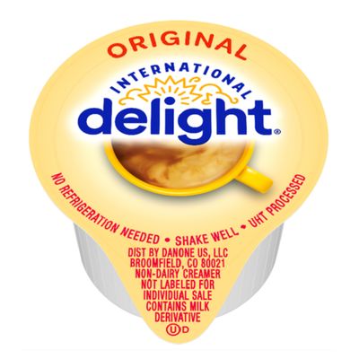 International Delight Coffee Creamer Singles, Original, Shelf Stable Flavored Pre-Portioned Creamers, 0.44 fl oz (180 Count)