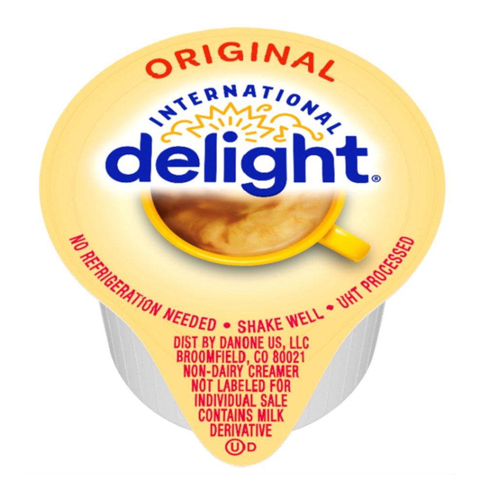 International Delight Coffee Creamer Singles, Original, Shelf Stable Flavored Pre-Portioned Creamers, 0.44 fl oz (180 Count)