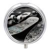 Skate Boards Pill Box Exquisite Pill Organizer Cute Medicine Holder with COF Portable Compact Medicine for Vitamins, Fish Oil, Supplements and Medications view 1