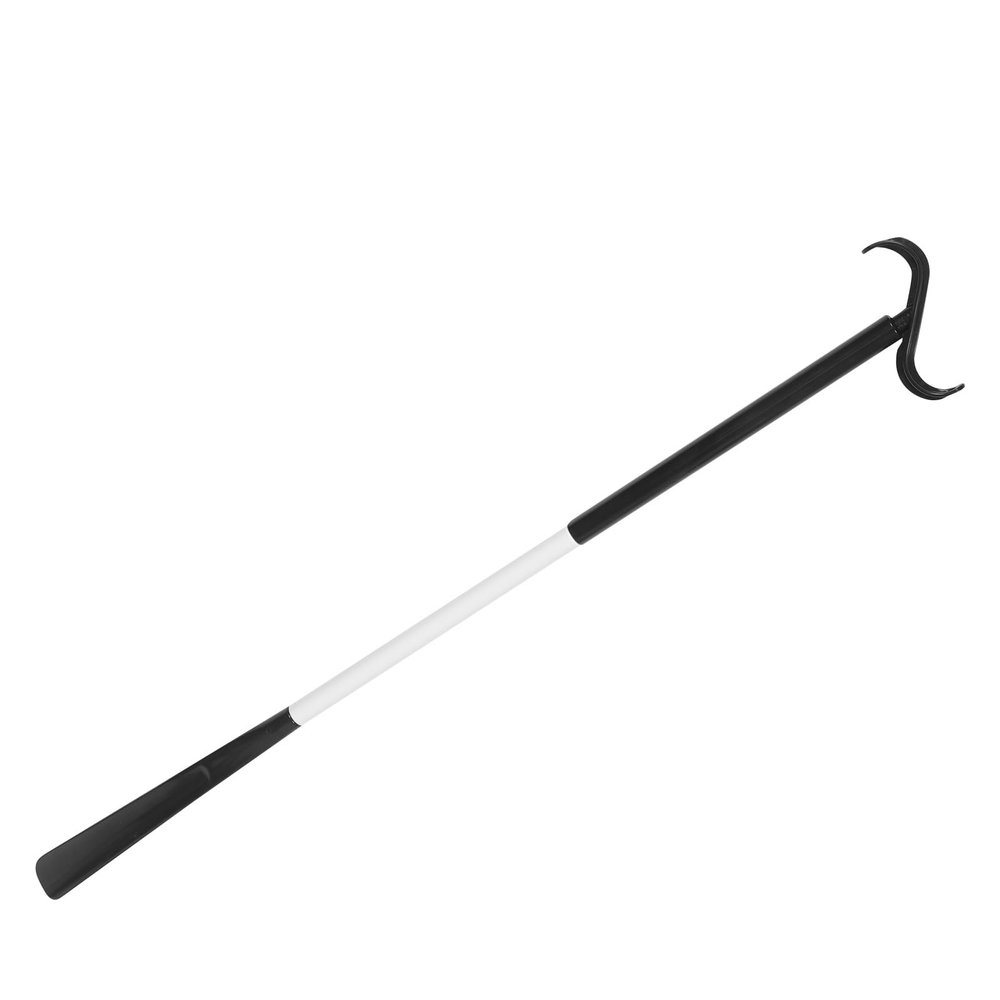 OKUMEYR Detachable Dressing Stick and Shoe Horn for Elderly Disabled with Plastic Sock Aid, Convenient Dressing Aid Stick for Seniors and Pregnant Women