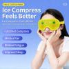 WAGJIA Cooling Gel Eye Mask with Fruit Print, Reusable PVC Ice Pack for Cold & Hot Therapy, Soft Comfortable Eye Cover for Migraines, Headaches, Skin Care(Yellow) view 3