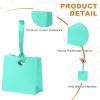 PATIKIL Gift Bags with Ribbon, (6.1" x 2.95" x 5.71", Green)(5Pcs), Medium Gift Wrap Bags with Handles, Suit for Wedding/Birthday/Bridesmaid/Party/Shopping view 3