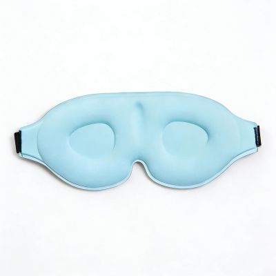 3D Contoured Sleep Mask, Memory Foam Light Blocking Eye Mask, Adjustable Breathable Eye Cover for Night Sleep, Napping, Travel, Office (Multiple Colors)