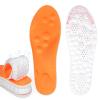 Steppers Insoles for Men & Women, 4D Memory Foam Cloud Footstr Insoles with Arch Support, Comfortable & Breathable Massage Shoe Inserts for Foot Pain & Fatigue (Orange, US M 11.5-13) view 1