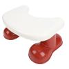 TianfuSpanda Toilet Stool, Sturdy PP Plastic Potty Stool with Anti Slip Design, Easy Storage for Bathroom Adults (Red) view 1