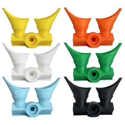 Double Head Eyewash Solution Emergencies Eye Rinser with 16Oz Water Bottle Interfaces for Outdoor and Lab Use