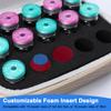 15 Slots Insulin Vial Protector Case Fits Standard 1ml 3ml 5ml and 10ml Vials Insulin Vial Organizer Bag Fridge Protector Holder for Diabetics Adjustable view 3