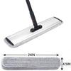 24 Inch Microfiber Mop Pads 6 Pack for Hardwood Tile Laminate Deep Clean view 2