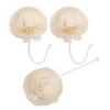 3pcs Flower Scent Diffuser with Cotton Rope, Faux Flower Decor view 1