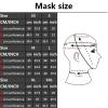 PRLQSW Latex Hood Unisex Zipper Back Rubber Mask Open Eyes Mouth Nose Handmade for Club Party Special Cool(Size:L) view 3
